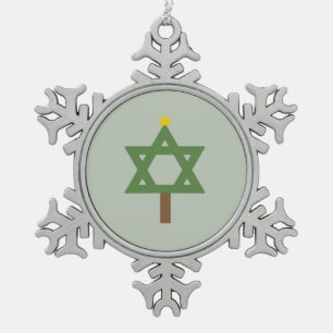 ORNEMENT FLOCON DE NEIGE ARBRE DE CHRISMUKKAH - .PNG