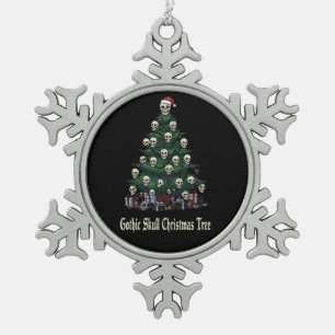 Ornement Flocon De Neige Arbre de Noël gothique Alternative Éffrayant