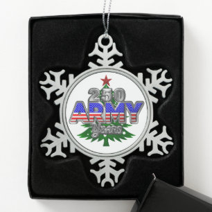 ORNEMENT FLOCON DE NEIGE ARMÉE 250 ANS