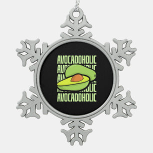 Ornement Flocon De Neige Avocado Fruit Food