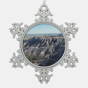 Ornement Flocon De Neige Badlands, Dakota du Sud