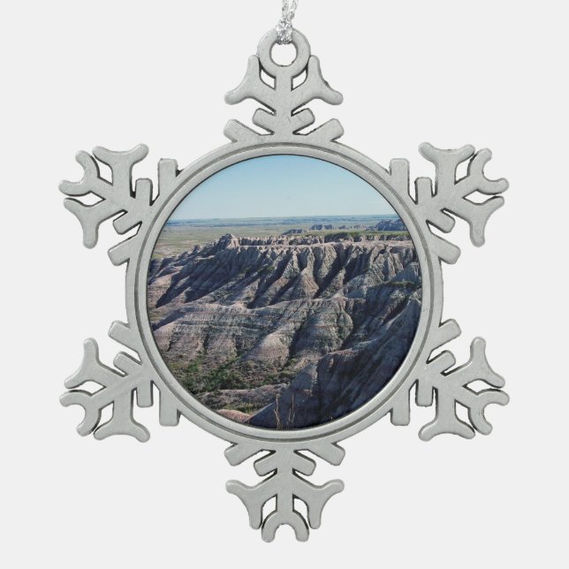 Ornement Flocon De Neige Badlands, Dakota du Sud (Devant)