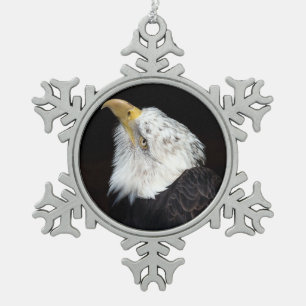 Ornement Flocon De Neige Bald Eagle Portriat