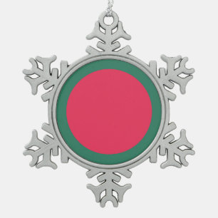 Ornement Flocon De Neige Bangladesh Flag Emblem