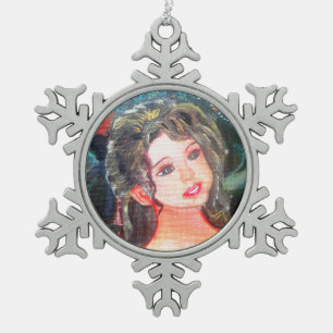 Ornement Flocon De Neige Barbi