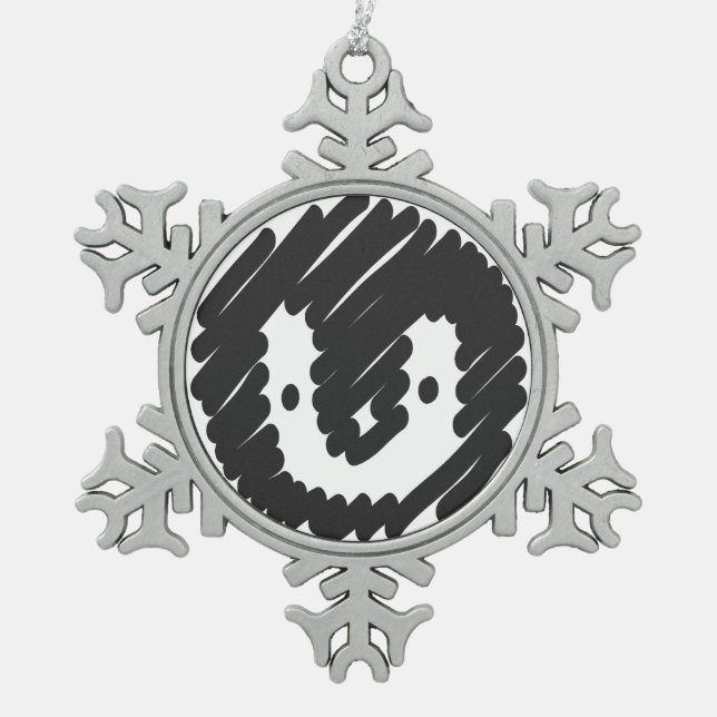 Ornement Flocon De Neige Bébé Penguin Snowflake Ornament (Devant)