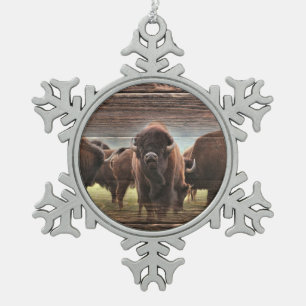 Ornement Flocon De Neige Belle Trousse De Buffalo