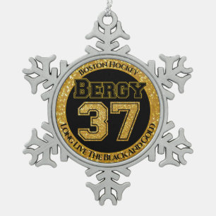 Ornement Flocon De Neige Bergy de hockey de Boston 37