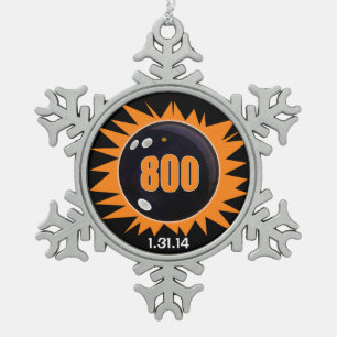 Ornement Flocon De Neige Bowler's 800 Series, Bowling Ball Graphics,