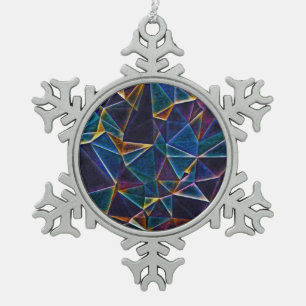 Ornement Flocon De Neige Bulles cassées