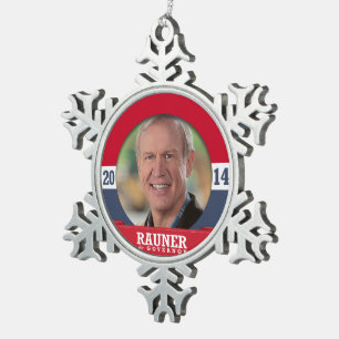 ORNEMENT FLOCON DE NEIGE CAMPAGNE DE BRUCE RAUNER