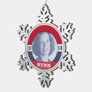 ORNEMENT FLOCON DE NEIGE CAMPAGNE DE NUNN DE MICHELLE