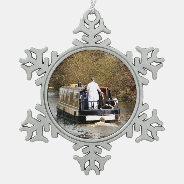 ORNEMENT FLOCON DE NEIGE CANAUX (Devant)