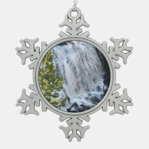 Ornement Flocon De Neige Cascade de Yellowstone