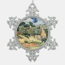 Chalets à Cordeville Vincent van Gogh