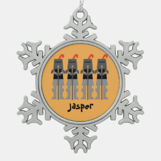 Ornement Flocon De Neige Chevalier