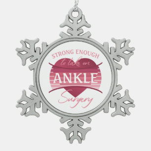 Ornement Flocon De Neige Chirurgie Ankle Récupération Pour Les Femmes