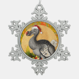 Ornement Flocon De Neige Christmas Dodo Bird