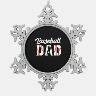 Ornement Flocon De Neige Citations grand-père | Papa du baseball