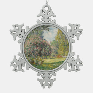 Ornement Flocon De Neige Claude Monet Paysage : Le Parc Monceau