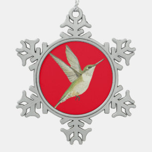 Ornement Flocon De Neige Colibri
