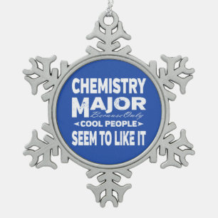Ornement Flocon De Neige Collège De Chimie Grand Seulement Les Cool L'Aimen