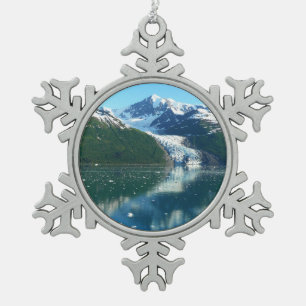 Ornement Flocon De Neige College Fjord I Belle photographie de l'Alaska