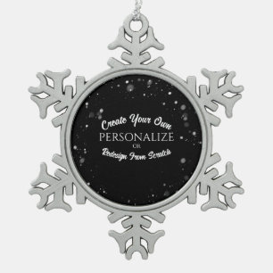 Ornement Flocon De Neige Créer une personnalisation personnalisée