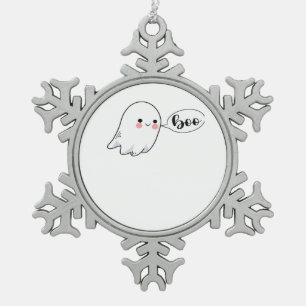Ornement Flocon De Neige Cute Little Boo Graphic Cool esthétique