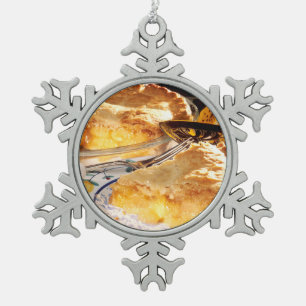 Ornement Flocon De Neige Dessert de tarte aux pommes
