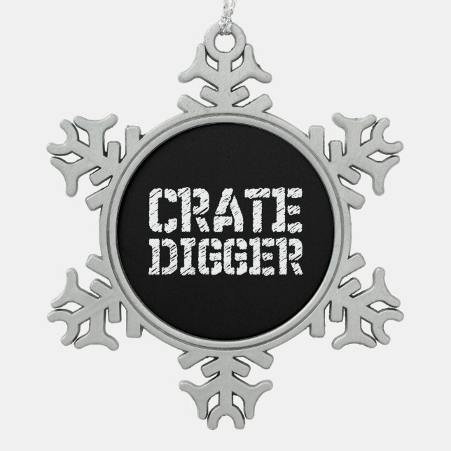 Ornement Flocon De Neige Digger de vitesse (Devant)