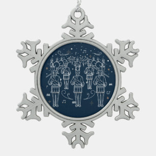 Ornement Flocon De Neige DOUZIÈME JOUR de NOËL/d'ornement de flocon de