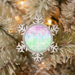Ornement Flocon De Neige Drapeau de fierté Toric abstrait boho éclectique G