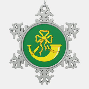 Ornement Flocon De Neige Drapeau de Huntingdonshire