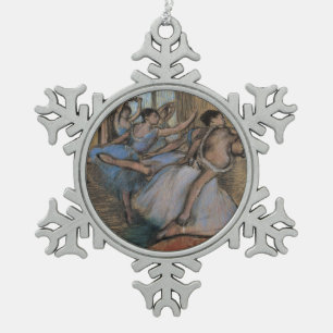 Ornement Flocon De Neige Edgar Degas   les danseurs
