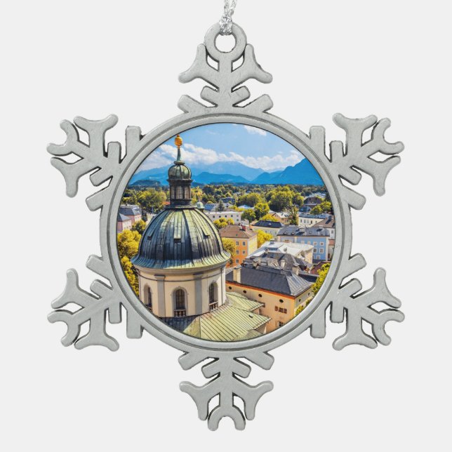 Ornement Flocon De Neige Eglise St Erhard, Salzbourg, Autriche, (Devant)