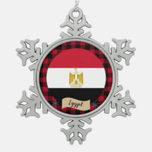 Ornement Flocon De Neige Égypte patriotique, Drapeau égyptien, Drapeau égyp