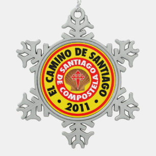 Ornement Flocon De Neige El Camino De Santiago 2011