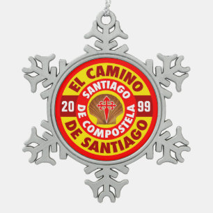Ornement Flocon De Neige El Camino de Santiago 20XX