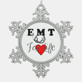 Ornement Flocon De Neige EMT pendant la vie