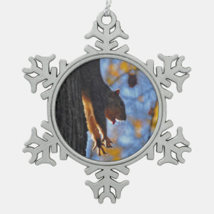 Ornement Flocon De Neige Étirage de l'écureuil