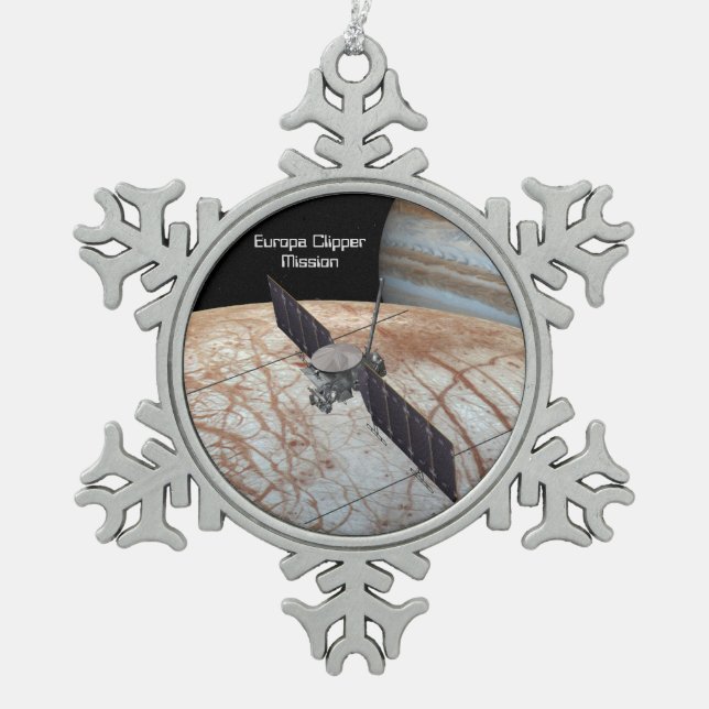 Ornement Flocon De Neige Europa Clipper Mission Spacraft (Devant)