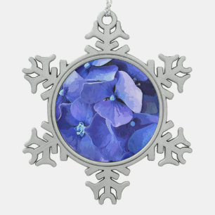 ORNEMENT FLOCON DE NEIGE FLEURS DE JARDIN