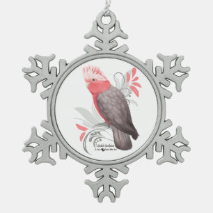 Ornement Flocon De Neige Galah Cockatoo