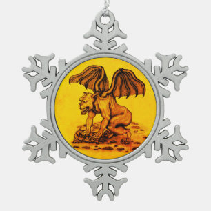 Ornement Flocon De Neige Golem Gargoyle
