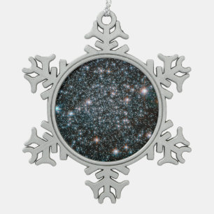 Ornement Flocon De Neige Grappe d'étoiles métalliques lourds Hubble