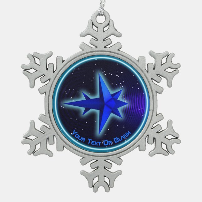 Ornement Flocon De Neige Gravité Drive Spacecraft (Devant)