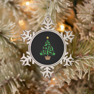 Ornement Flocon De Neige Gymnastique masculine Arbre de Noël