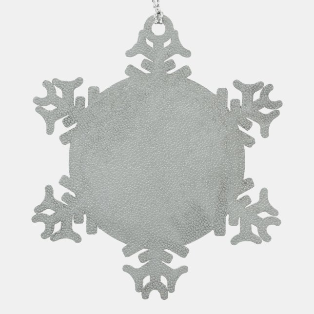 Ornement Flocon De Neige Happy Hanukkah Sameach! (Dos)