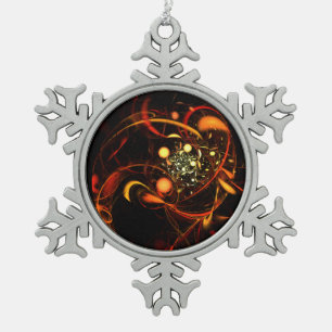 Ornement Flocon De Neige Heartbeat